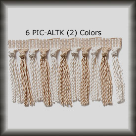 Boullion brush fringe
