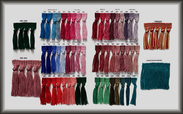 Domestic fringe color selection